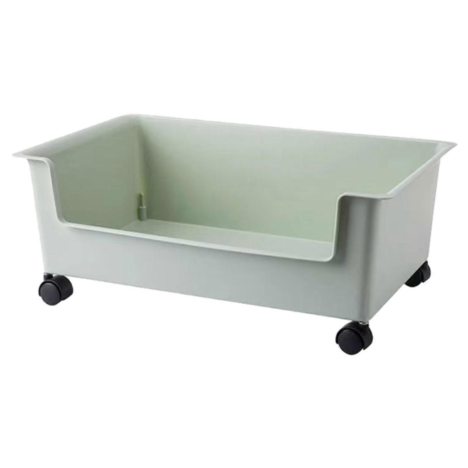 WRXMIJNHGSA Removable Book Storage Box Under Desk With Pulley Student Classroom Dormitory Schoolbag Organizing Box Toy Storage Box