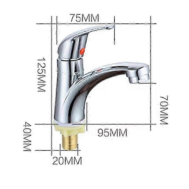 Single lever mixer Sink QuickFix 31138002