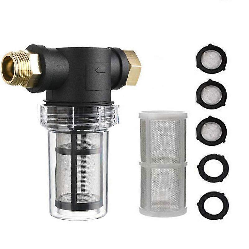 Washer Pre Filter Thread 3/4 Interface Garden Water Pipe Inlet Filter Element Filter Screen