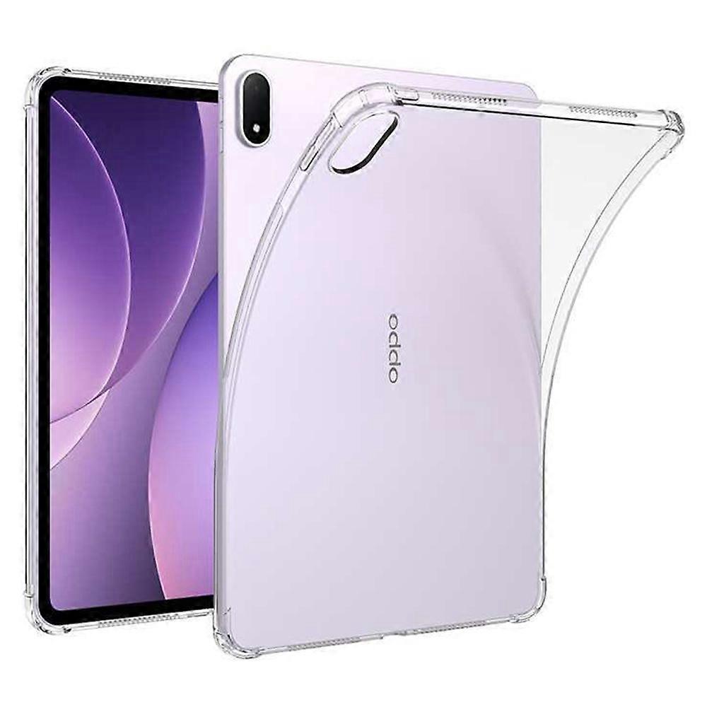 For Oppo Pad 5 Case Four Corner Shockproof Clear Tablet TPU Cover