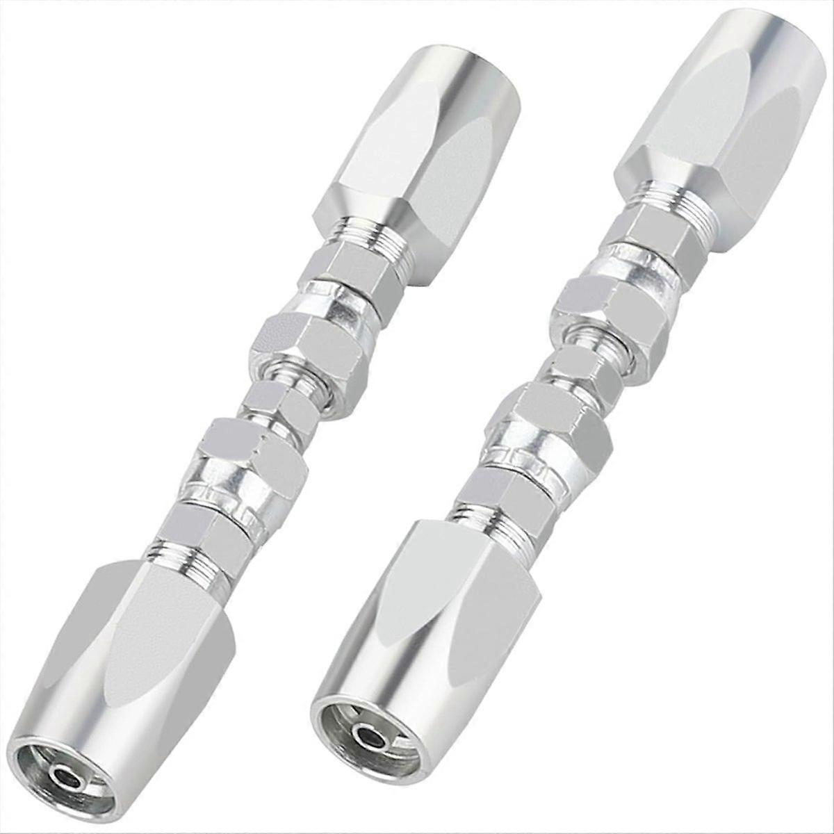 طقم إصلاح خرطوم هيدروليكي مكون من قطعتين، وصلة إصلاح هيدروليكية مقاس 1/4 بوصة