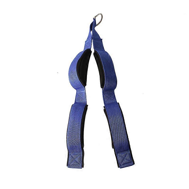 Tricep Pull Down Rope, Cable Attachment with 2 Sets of Handles, Neoprene Pads, Home Gym Workout Training, Exercise Equipment