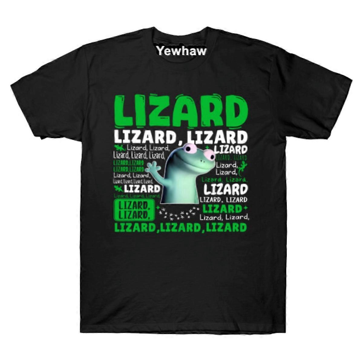 Lizard Lizard Lizard Meme, Titok Viral Meme Lizard, Lizard Button Meme T-shirt
