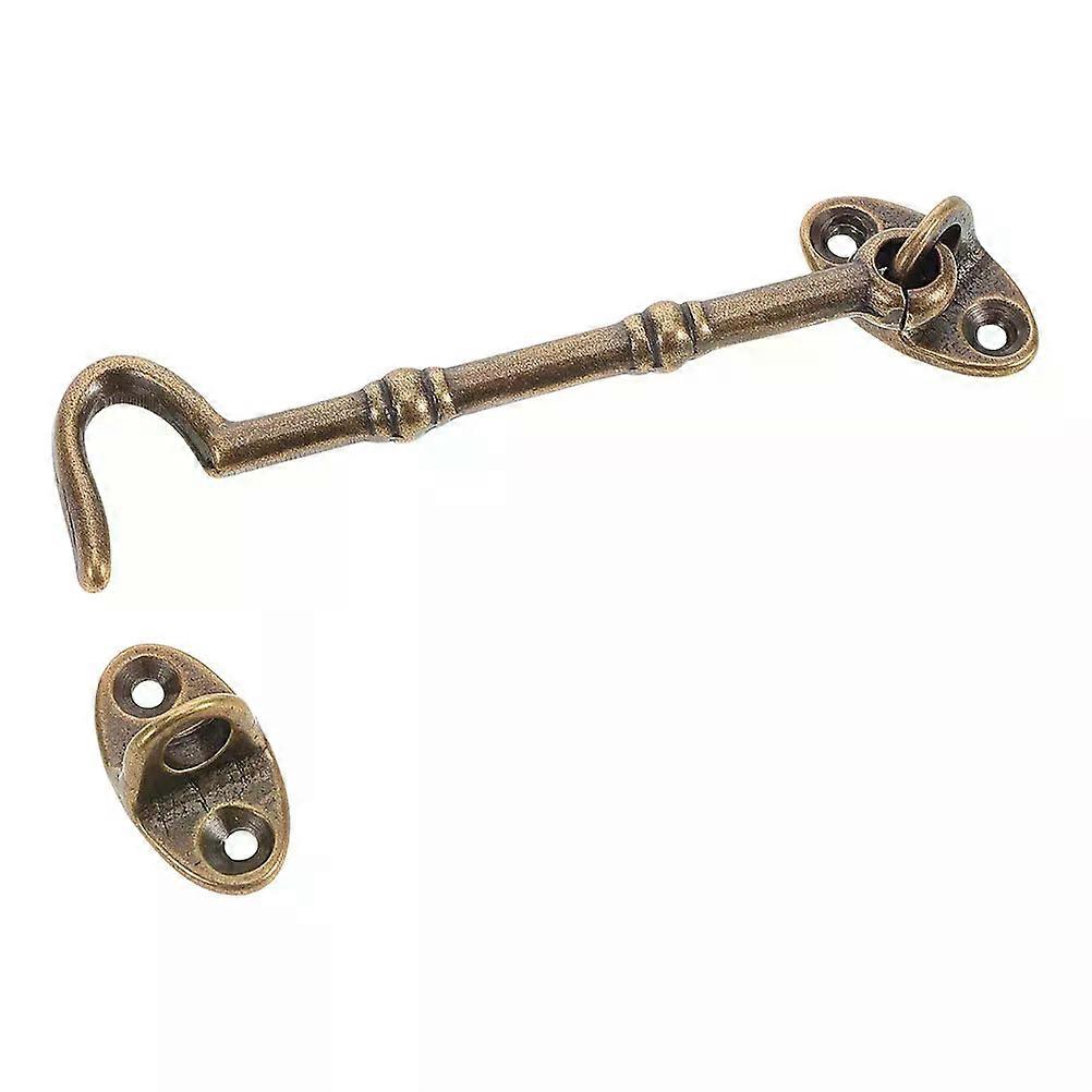 Rotating Brass Hook Latch Durable Versatile Easy Install Window Door Hardware Security Latch Hook