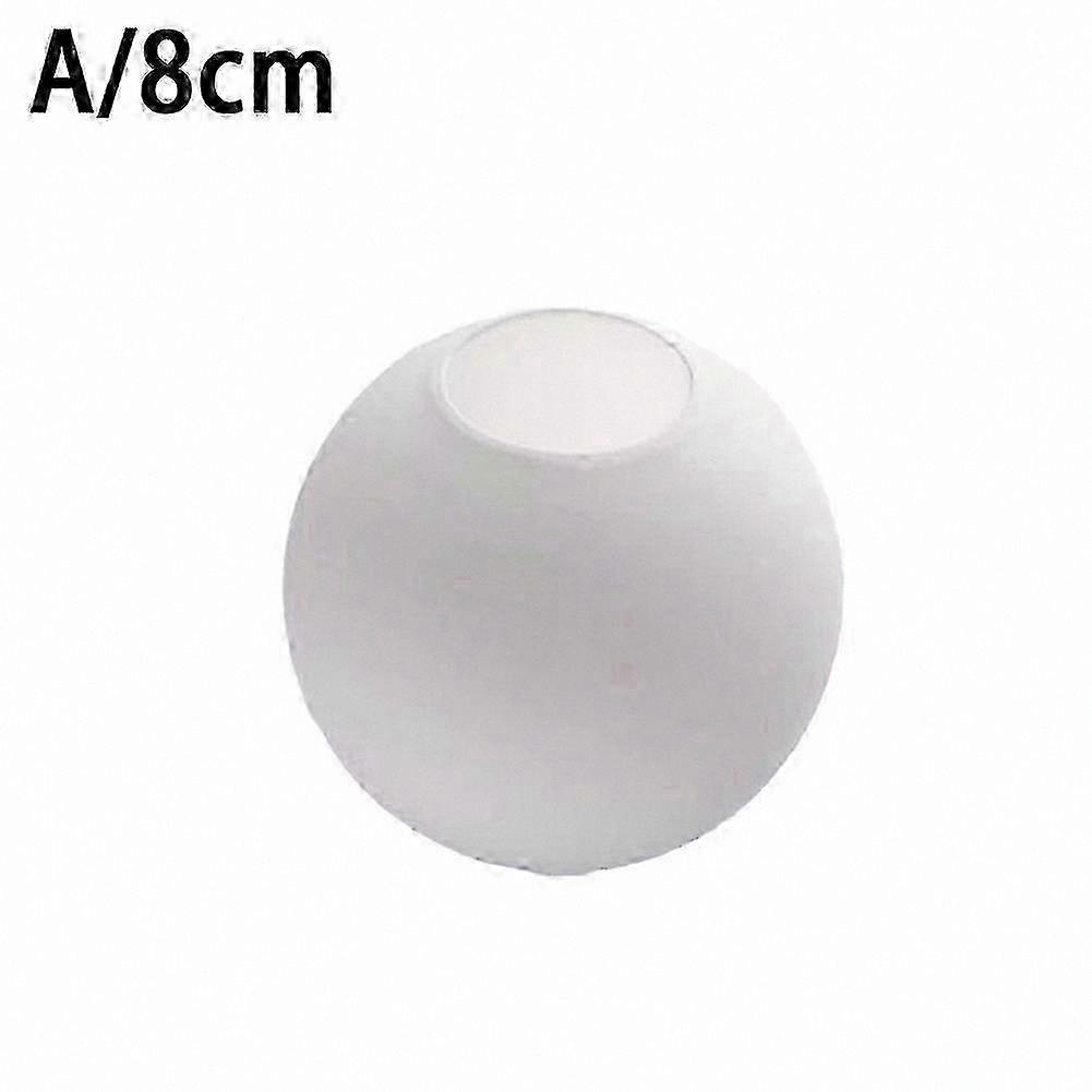 White Frosted Globe Glass Shade for Round Ceiling Light Fixtures