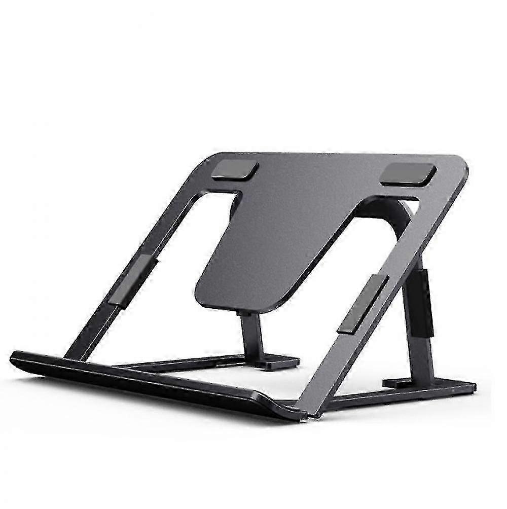 (Gray) Adjustable & Foldable Tablet Stand: Aluminum Holder for Desk