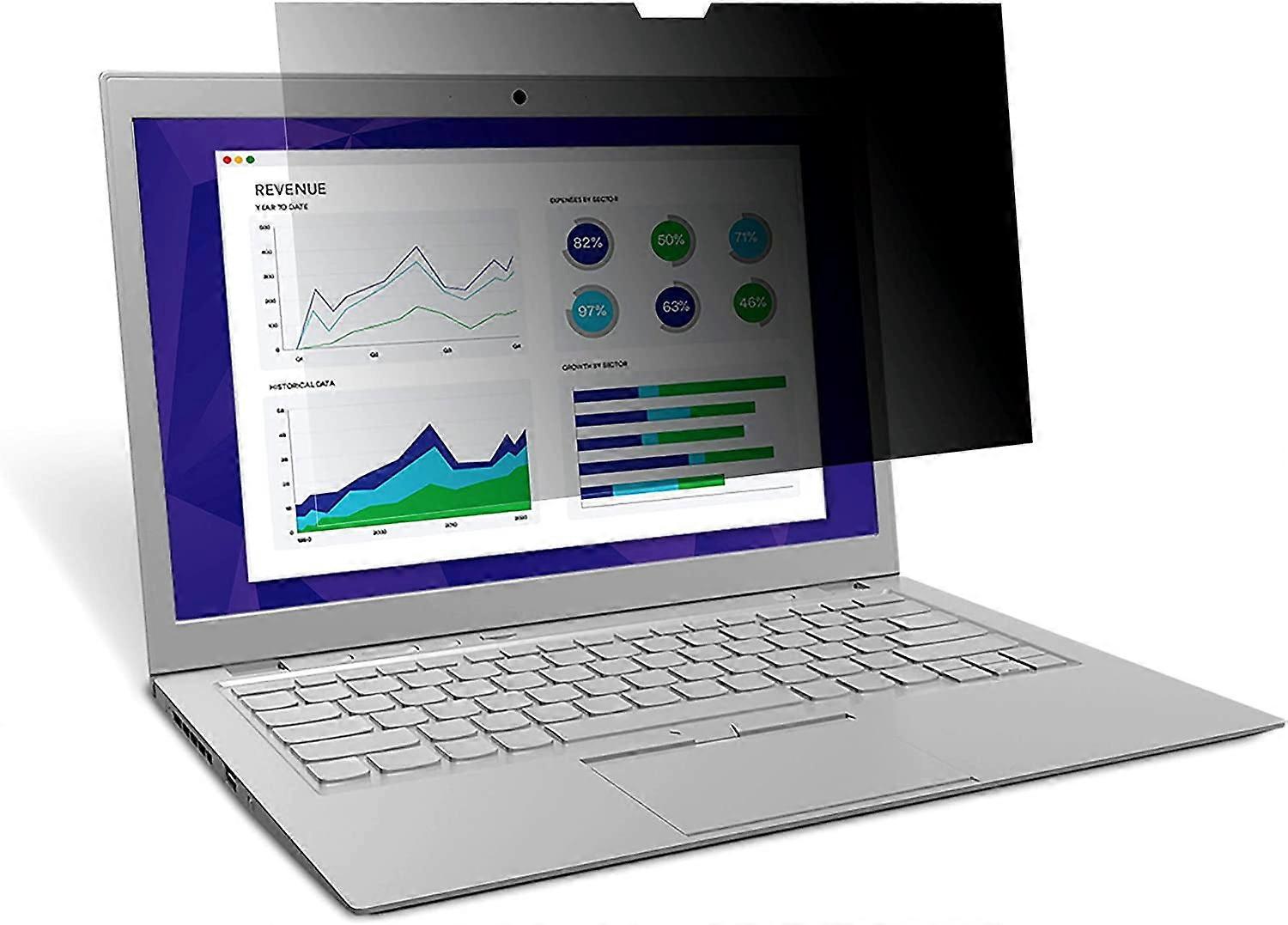 3M™ Touch Privacy Filter for 12.3" Full Screen Laptop with Comply™ Attachment System (PF123C3E), Black