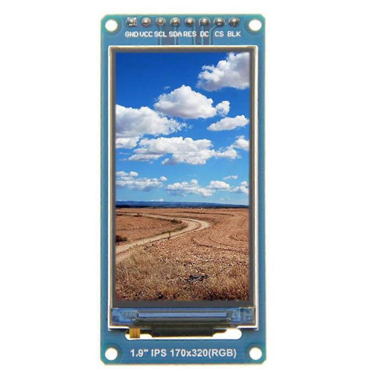 1.9Inch IPS Full Angle TFT Display Screen LCD Screen Color Display Module SPI Serial Port High-Definition 170x320 ST7789