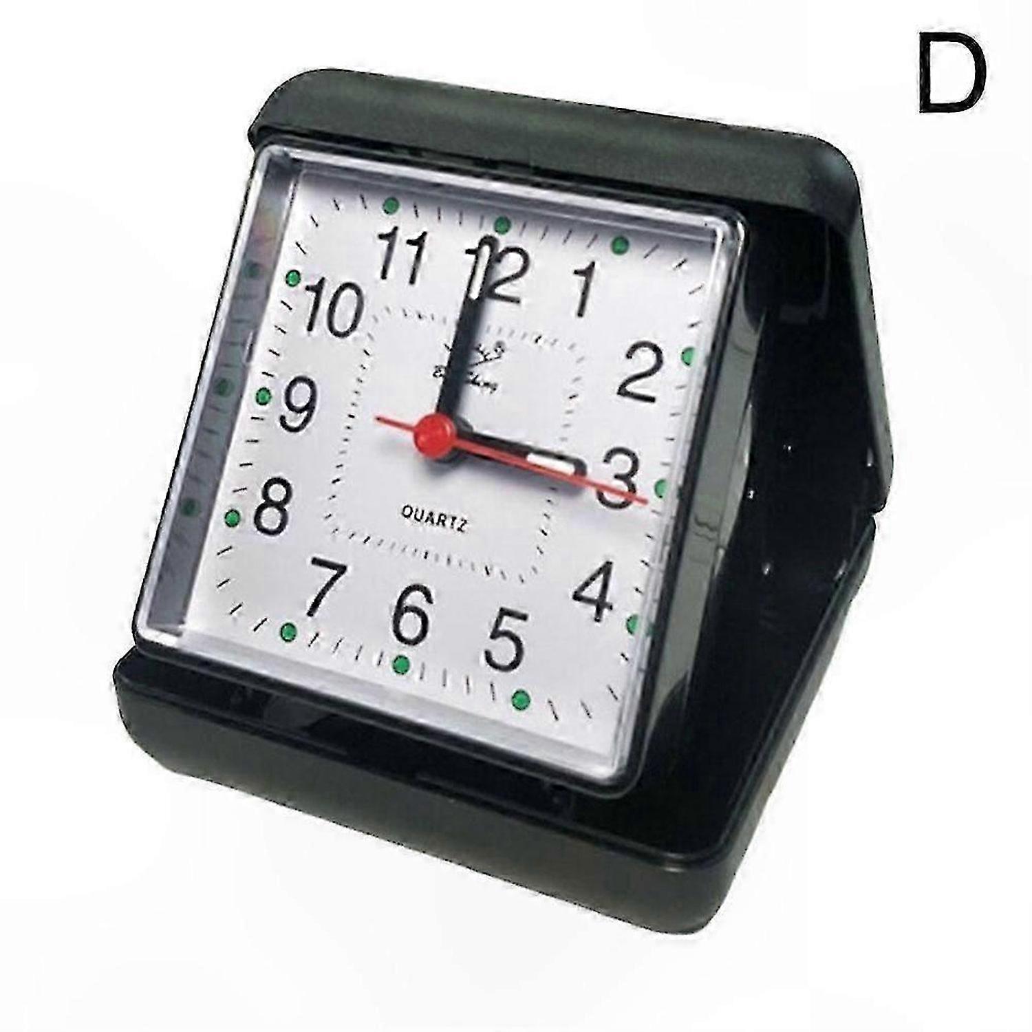 Compact Silent Alarm Clock with Snooze Function for Travel and Home Use