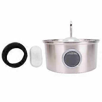 Pet Water Fountain 3.2L Large Capacity Automatic Circulation Quiet Operation Stainless Steel Cat Dog Drinking Fountain