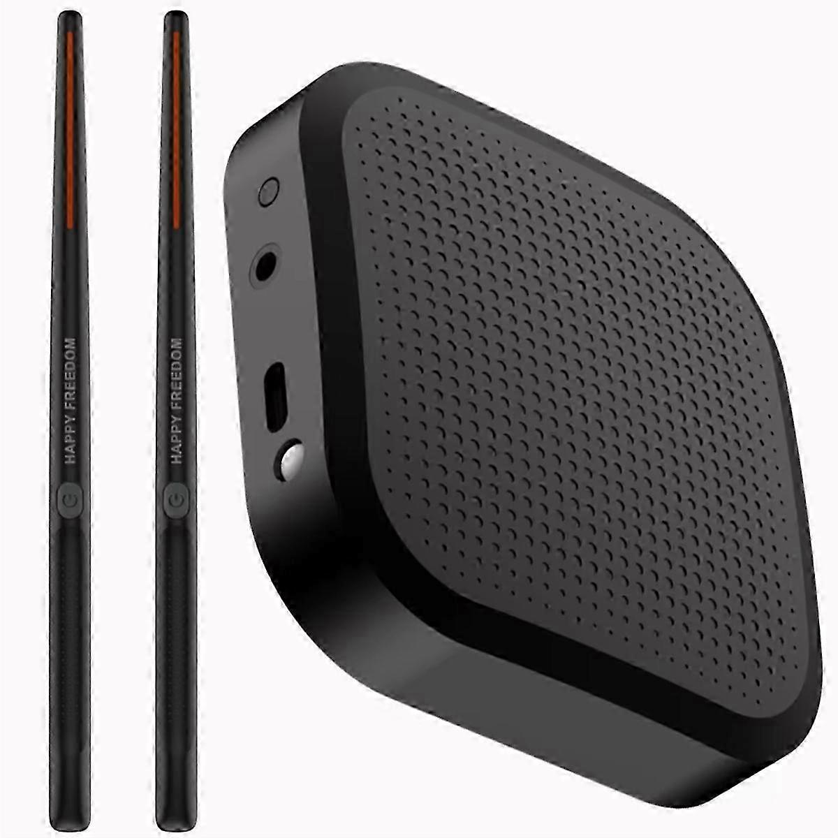 Portable Electronic Air Drum Set - Virtual Drumsticks and Pedals, Ideal for Beginners, Children, and Adults A