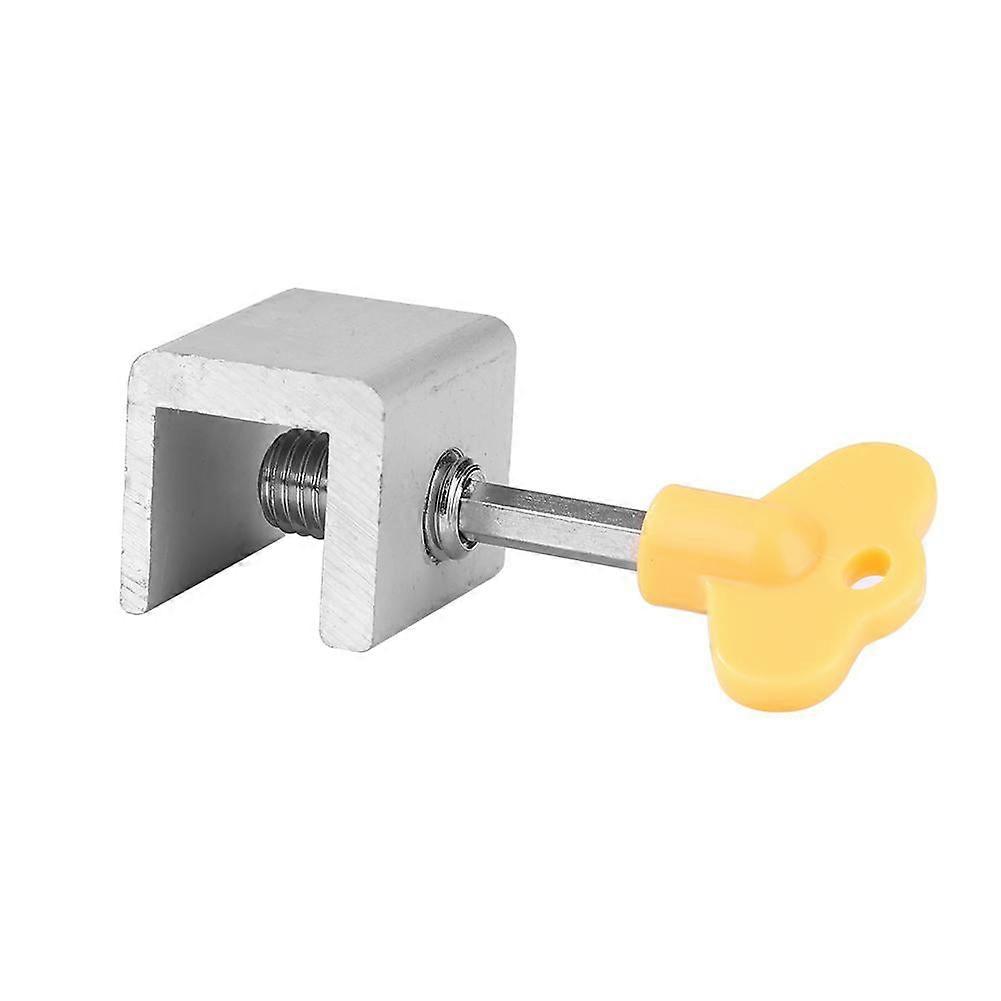 Mojoyce Door Window Lock Restrictor Adjustable Garage Frame Lock for Kids Pets Home (A)