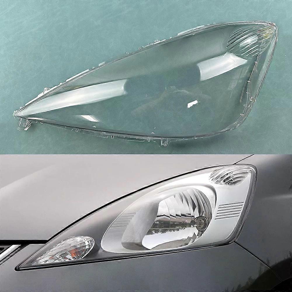 For Honda Fit Hatchback 2008~2010 Front Headlamp Transparent Cover Lampshade Lamp Shell Masks Headlight Shade Lens Plexiglass