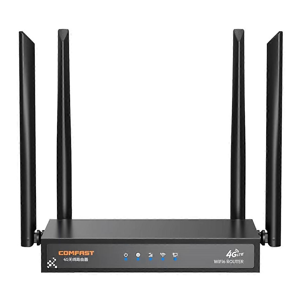  Industrial 4G LTE Router WiFi6 286Mbps Router US Plug