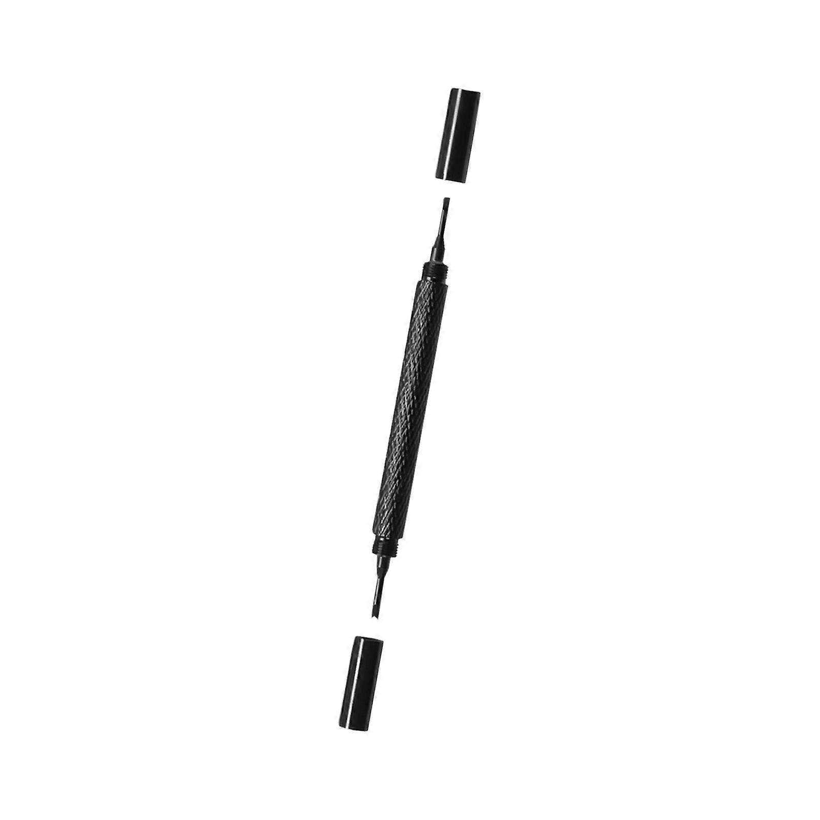 Ergonomic Watch Repair Screwdriver AntiSlip Handle 4Specialized Tip Steel Tool Flat Tip fork Tip For Watch Strap Adjustment Multicolor