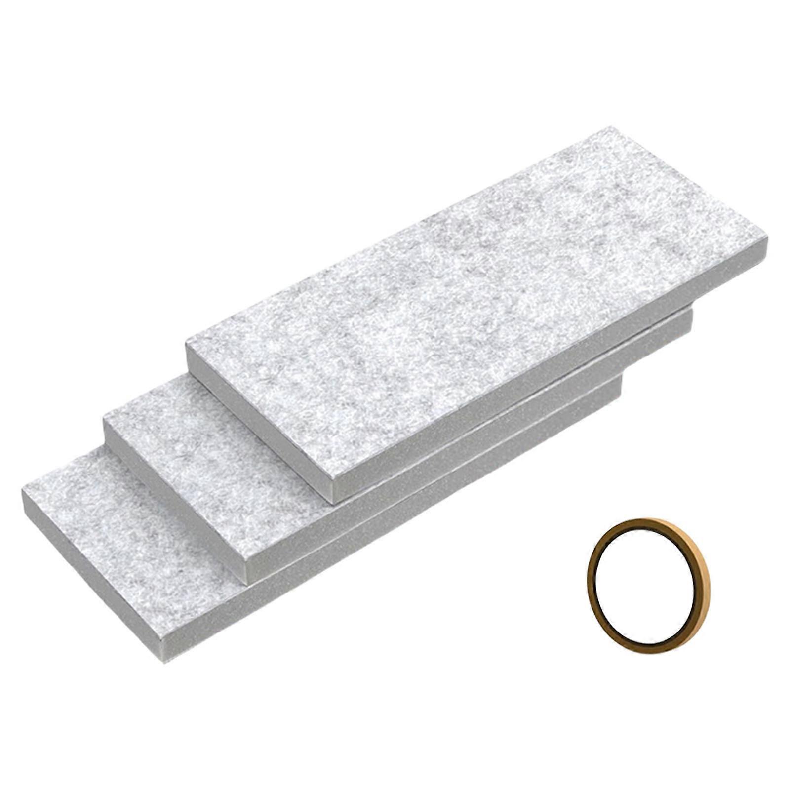 Pack of 3 Air Conditioning Window Insulation Foam Boards with Adhesive for Air Conditioning Sealing Set Noise Reduction Multicolor