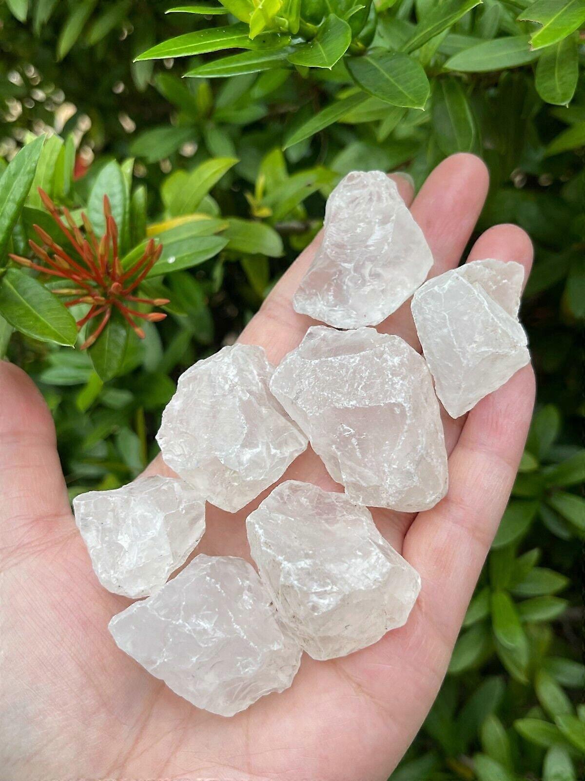 Natural Rough Clear Quartz Chunks, 1-2" Raw Clear Quartz, Pick How Many