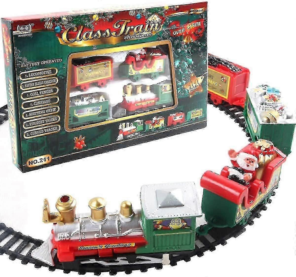 Christmas Electric Railway Train Set