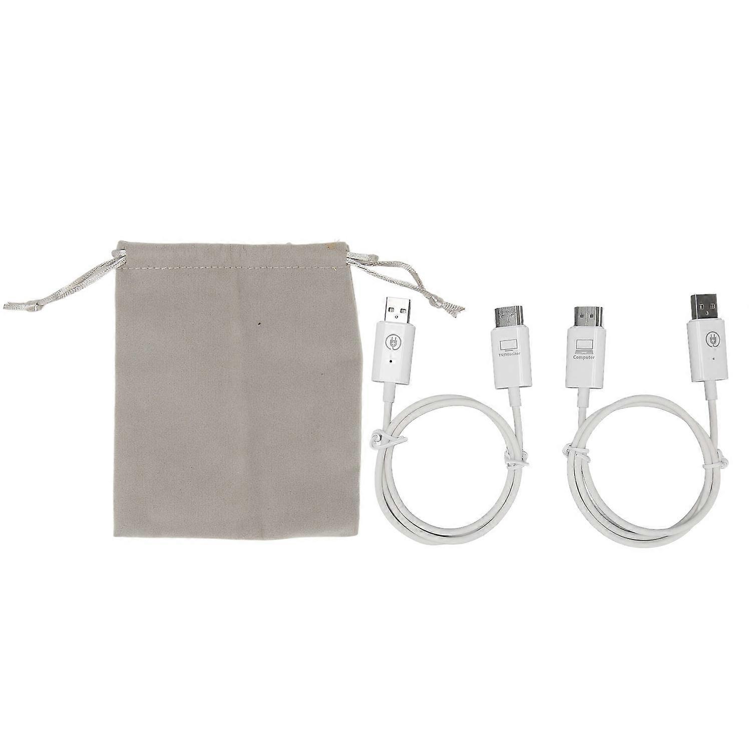 Wireless HD Transmitter and Receiver Kit Support 1080P Dual Mode Plug and Play HD Dongle Adapter for