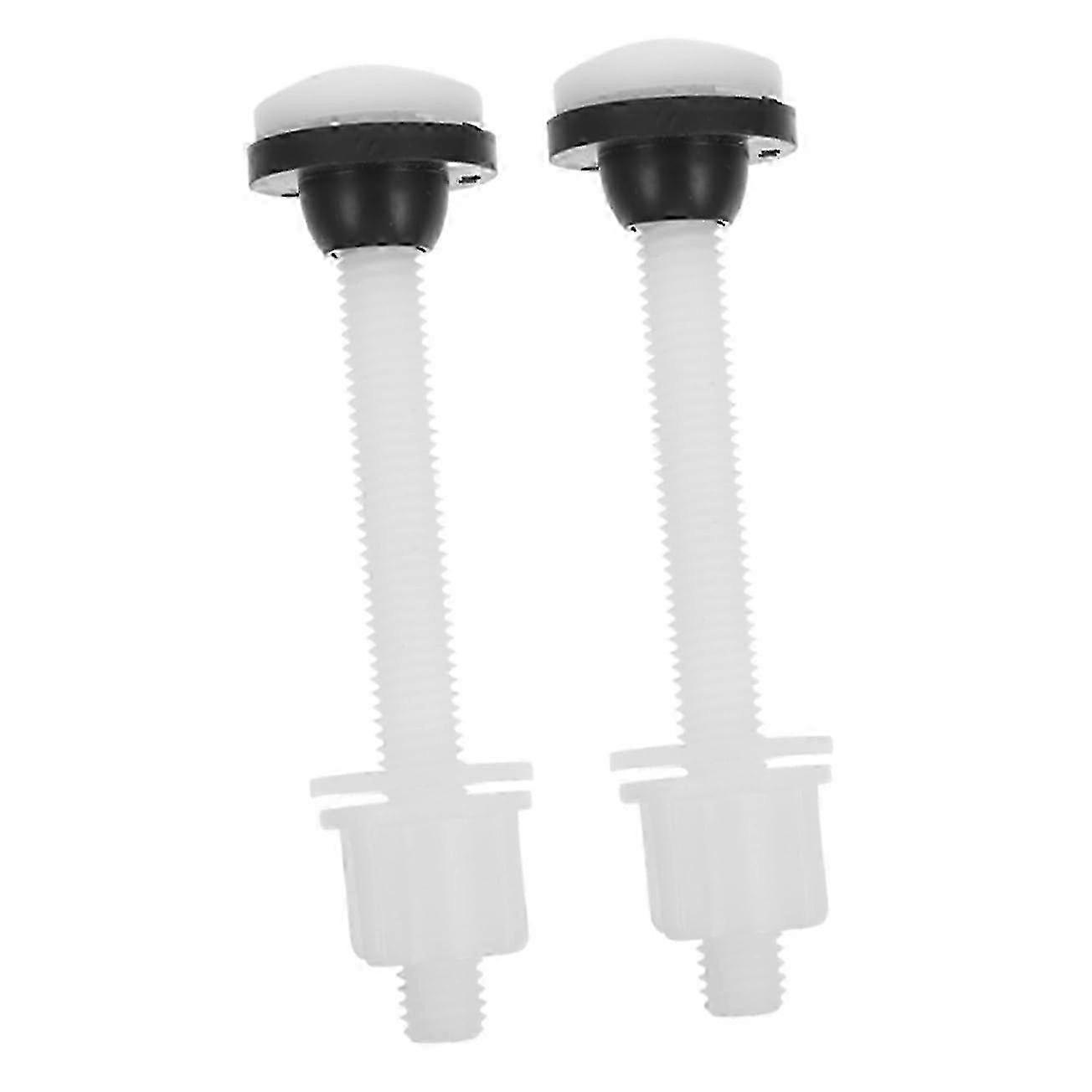 2 Pieces Toilet Screw Replacement Set for Split WC Tanks, Durable Material Prevents Leaks