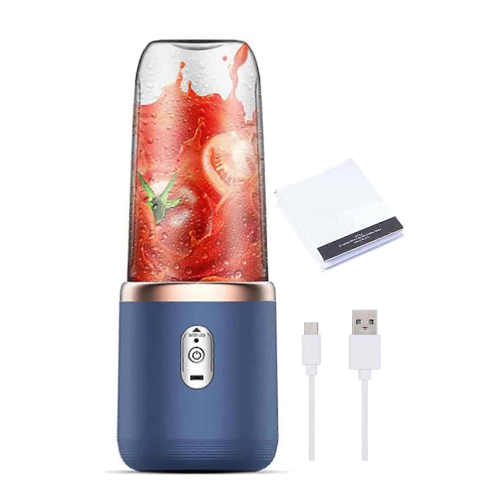Portable Juicer Blender Fruit Juice Mixer 400ML Large Capacity BPA Free Rechargeable Wireless Electric Juicer