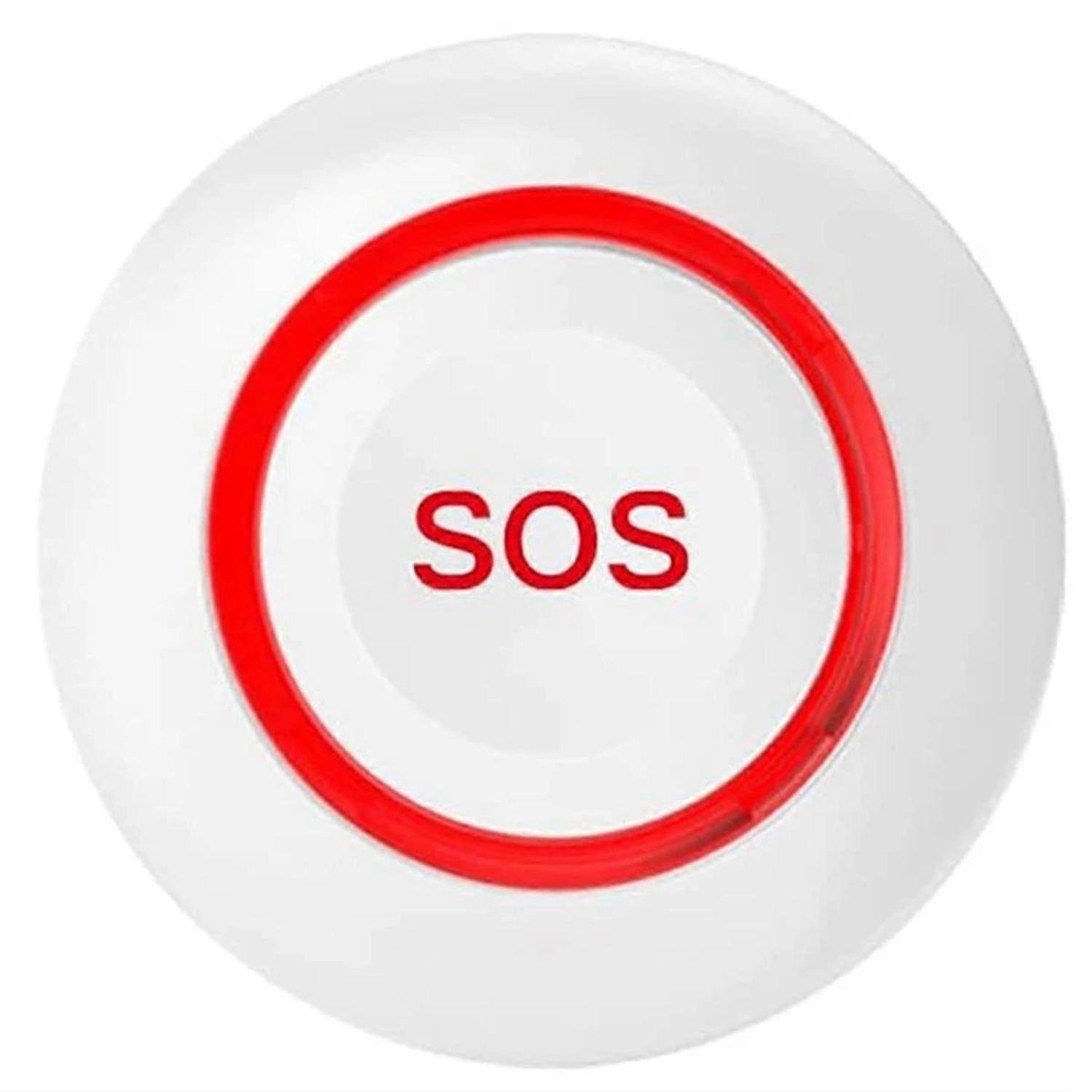 WiFi SOS Alarm Button Battery Rechargeable Elderly Smart Emergency hwy