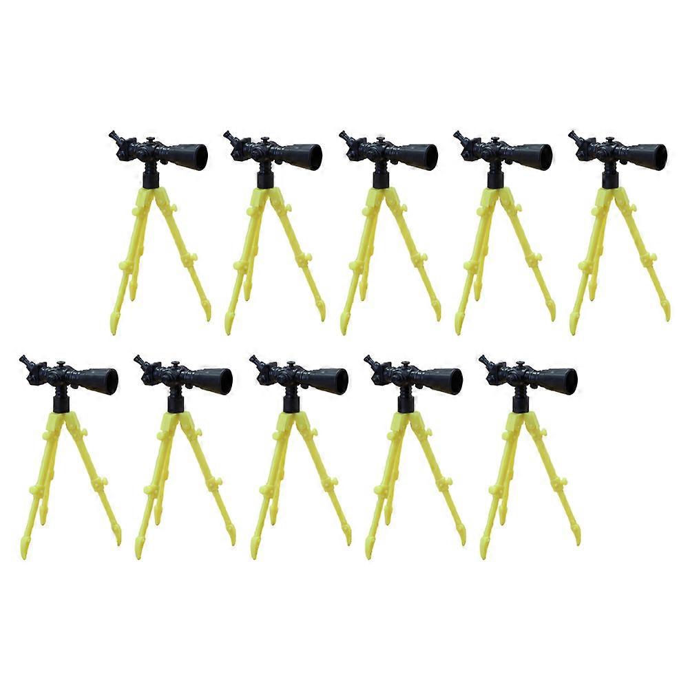 12Pcs Mini Telescope Children Mini Telescope Model DIY Planet Scene Model