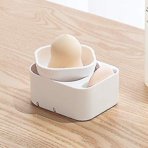 1 Piece Of Beauty Sponge Holder Makeup Sponge Blender Case Makeup Powder Puff Drying Container Dryer