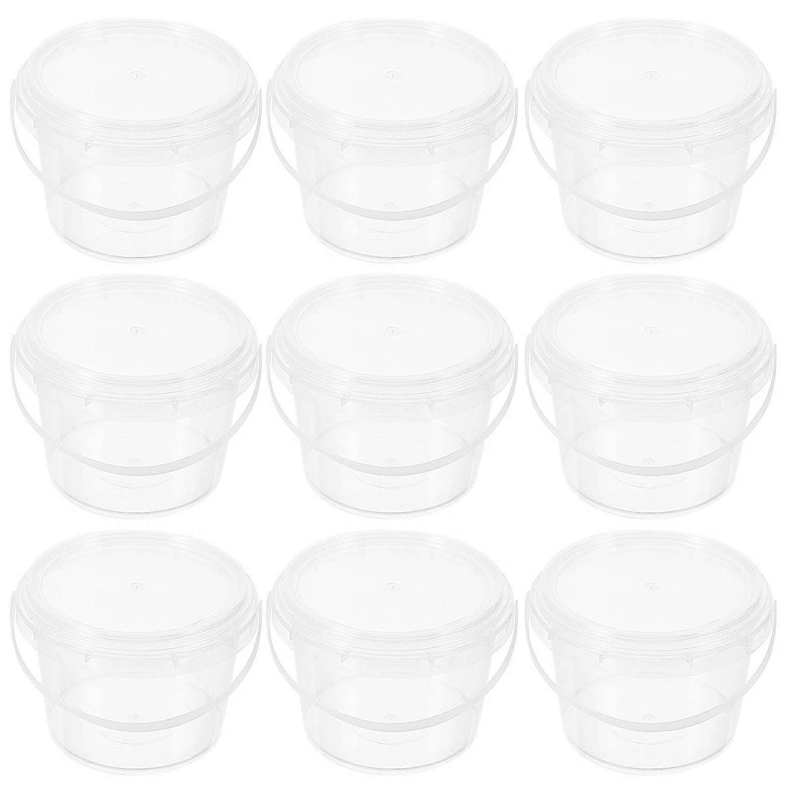 10Pcs Dustproof Moisture-proof Storage Bucket Food Storage Bucket for Home