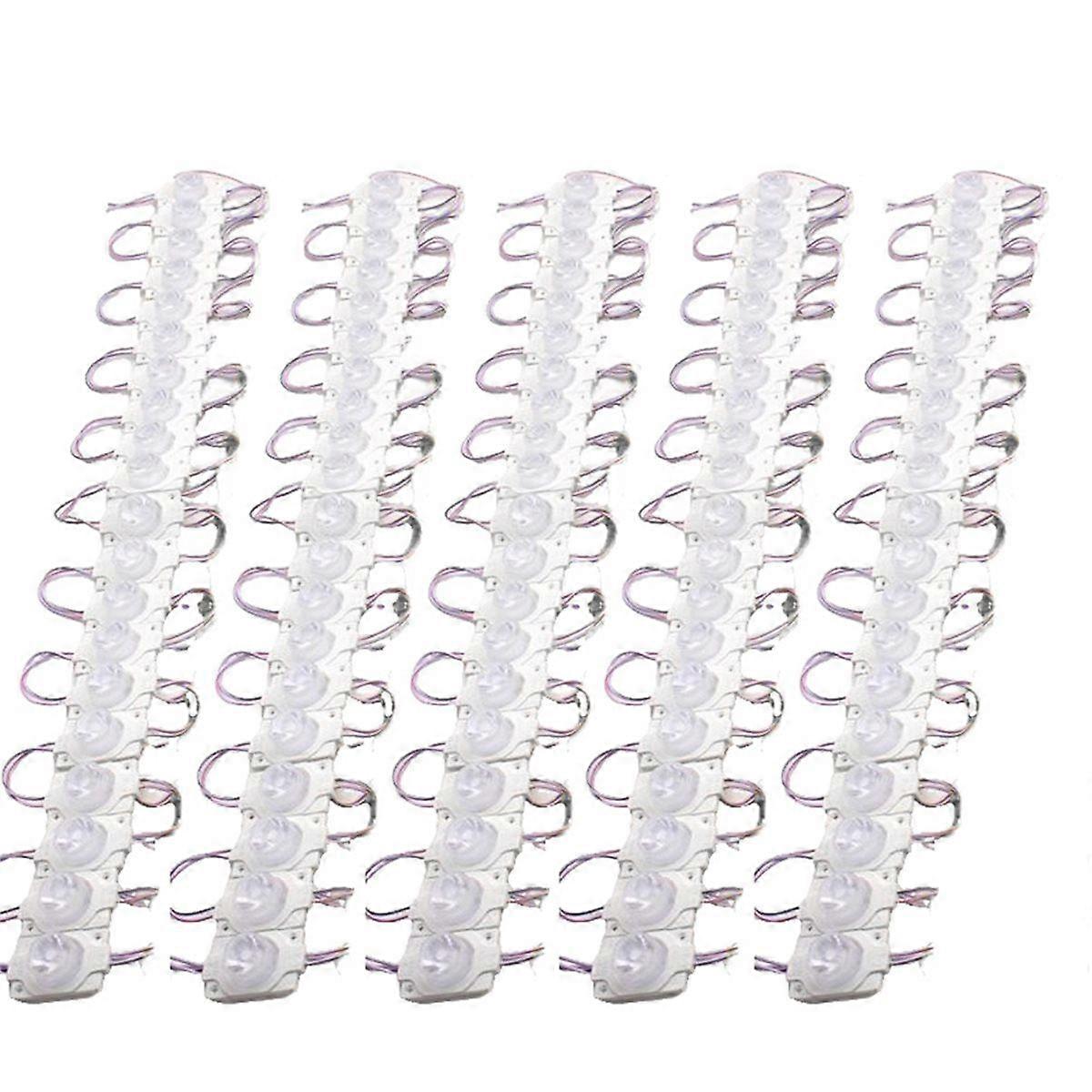 100PCS 12V 3030 1.5W LED Module String with Lens for Advertising Sign Backlight