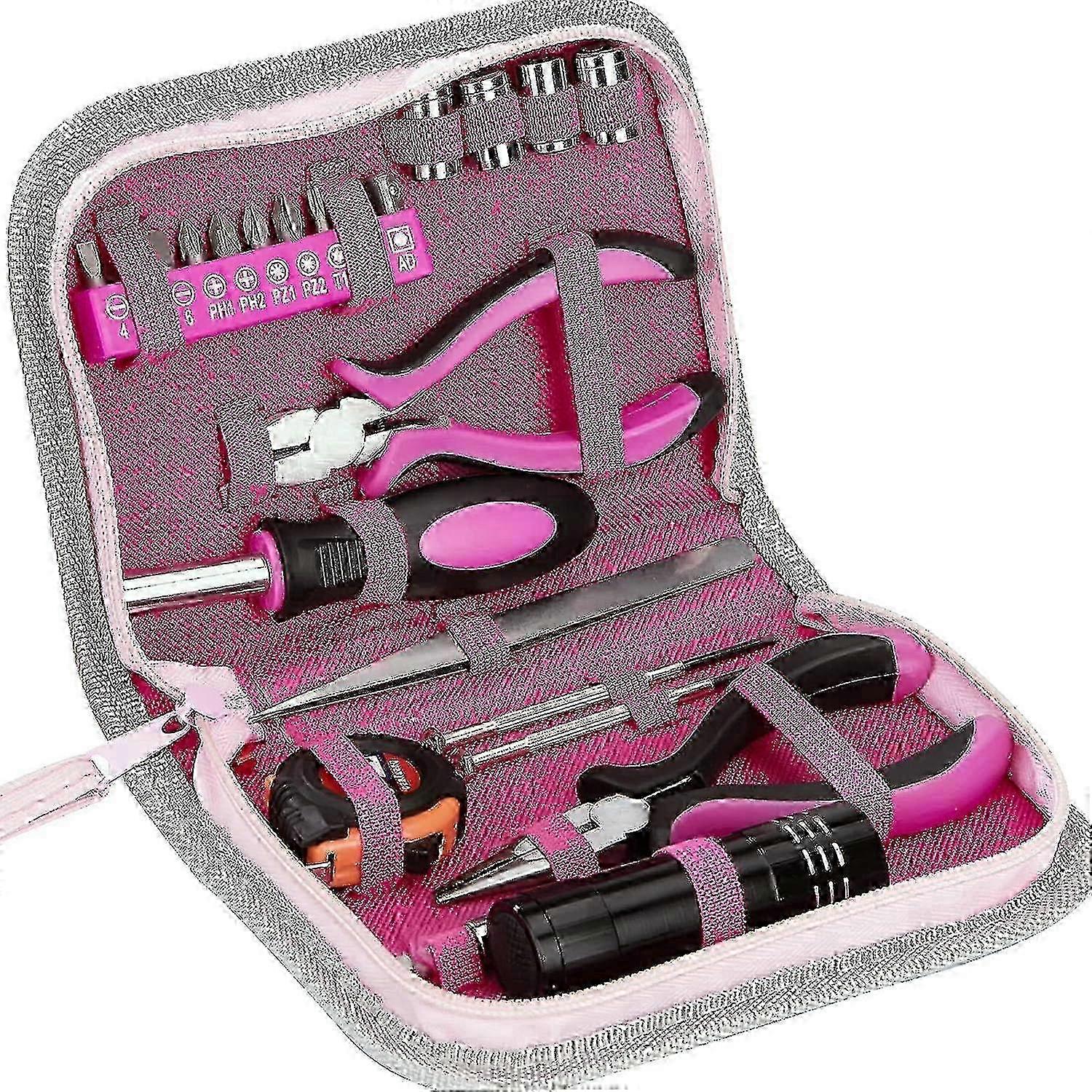 w Pink 23-Piece Women's Tool Kit