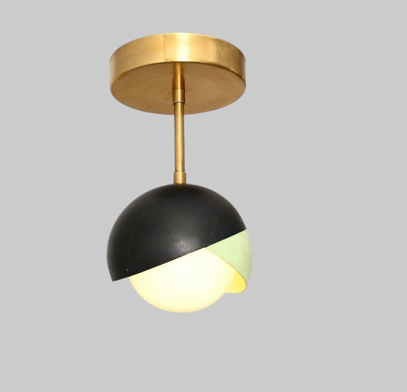 1-Light Mid-century Ceiling Lamp With Sleek, Retro-inspired Style