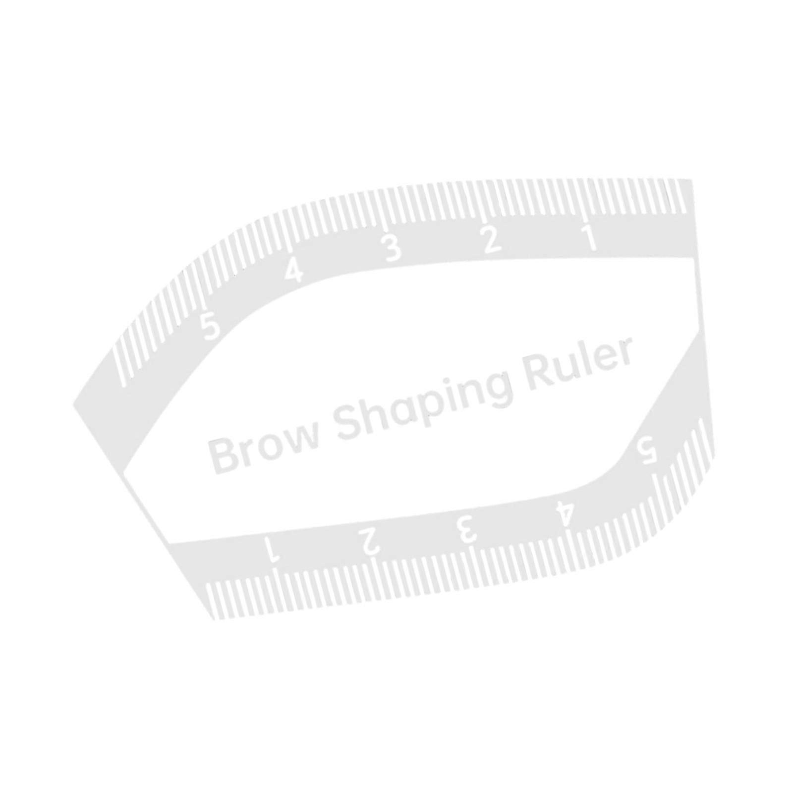 Reusable Plastic Eyebrow Shaping Tool Eyebrow Mold Easy Guiding For Instantly Perfect Brows For Women And Men Makeup Multicolor