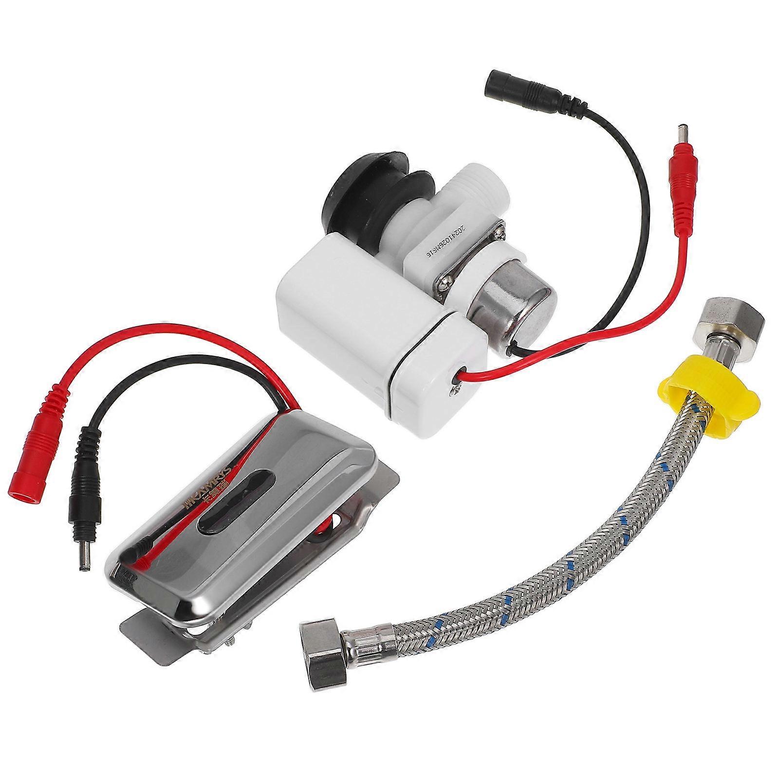 Toilet Intelligent Sensor Flushing Device 1 Set Modern Aesthetics For Public Restrooms 8.80X8.20X3.50Cm Automatic Flushing