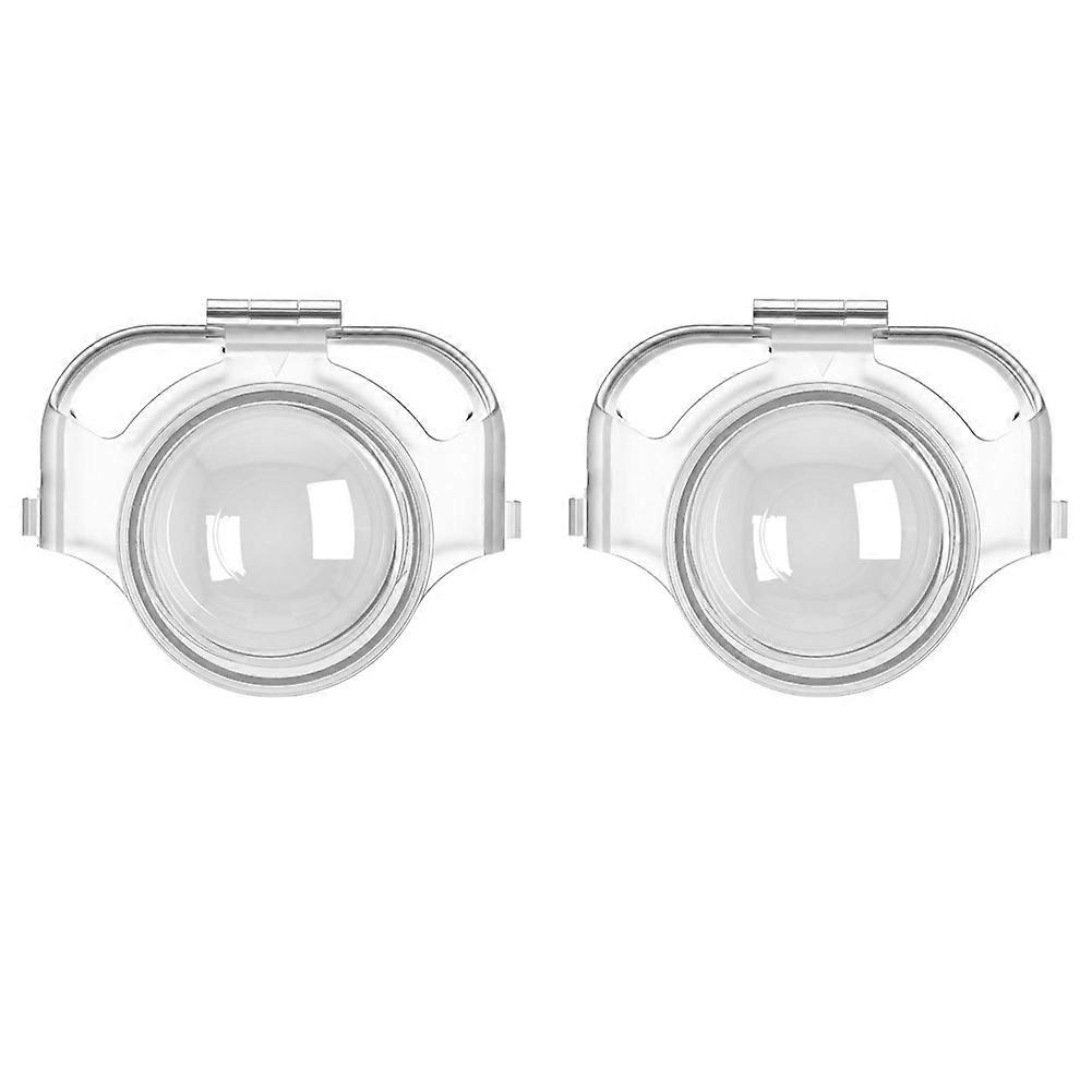 2X Transparent Lens Guard for Insta 360 X3 Dust-Proof Protective Cover Anti-Drop Camera Case for Insta 360 ONE X3