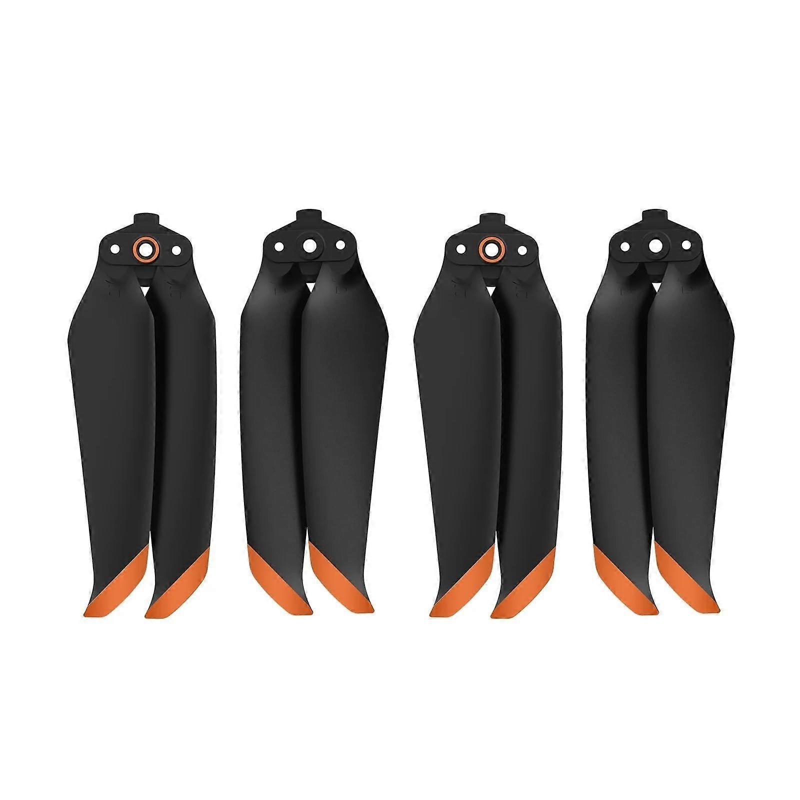 Drone Propellers 7238F Quick Release Low Noise for 2S A2 Drones Black Orange 4pcs
