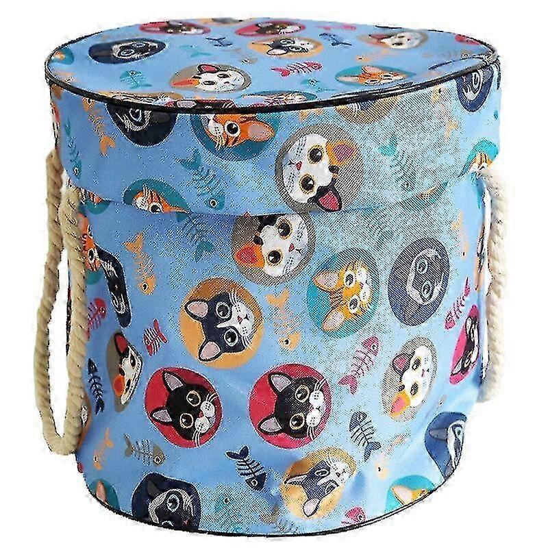 Portable foldable children's toy cleaning and storage bag, multi-functional toy storage bag, stylish and practical.