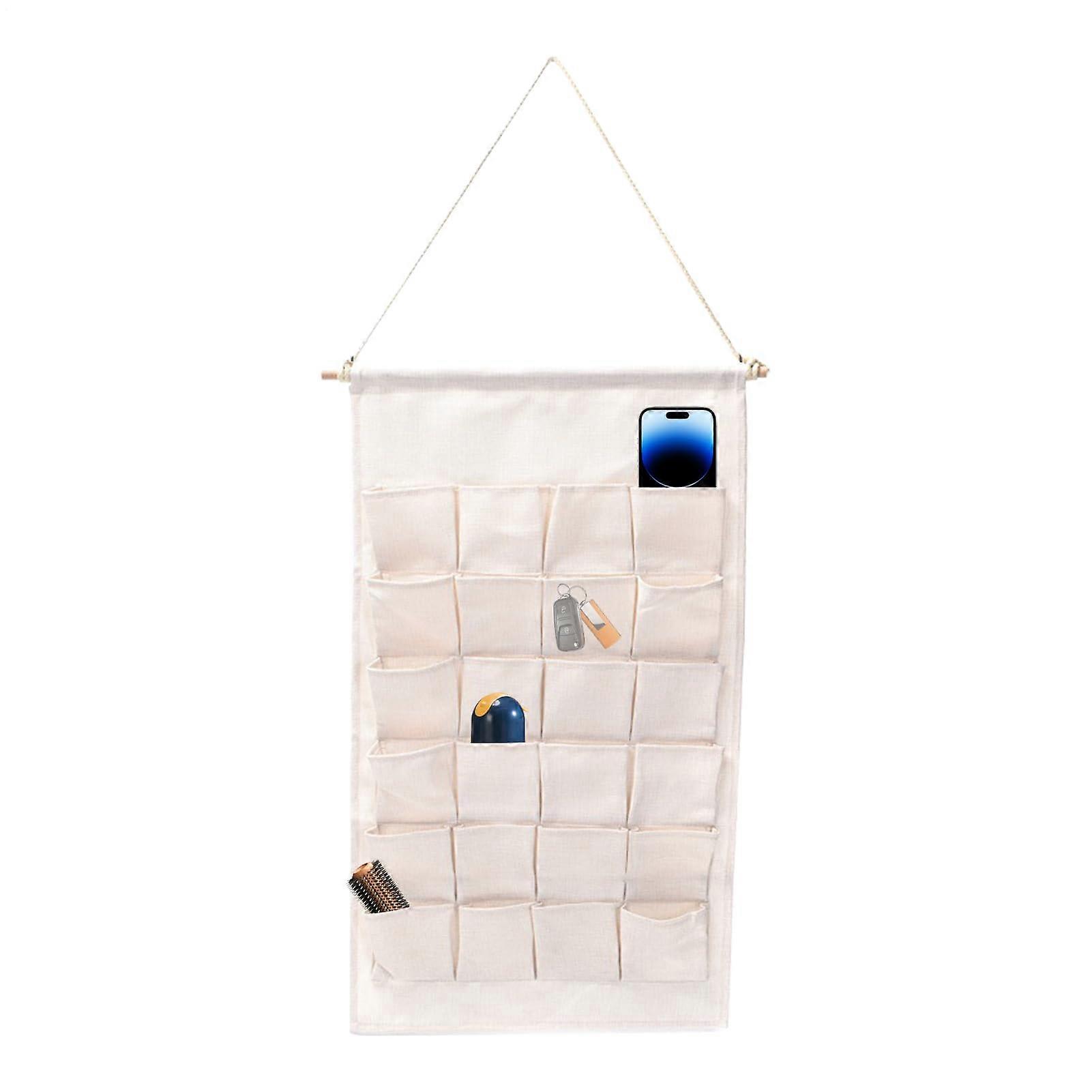 Christmas Advent Calendar with Reusable Fabric Pockets for Kids Candy Toys Holiday Countdown