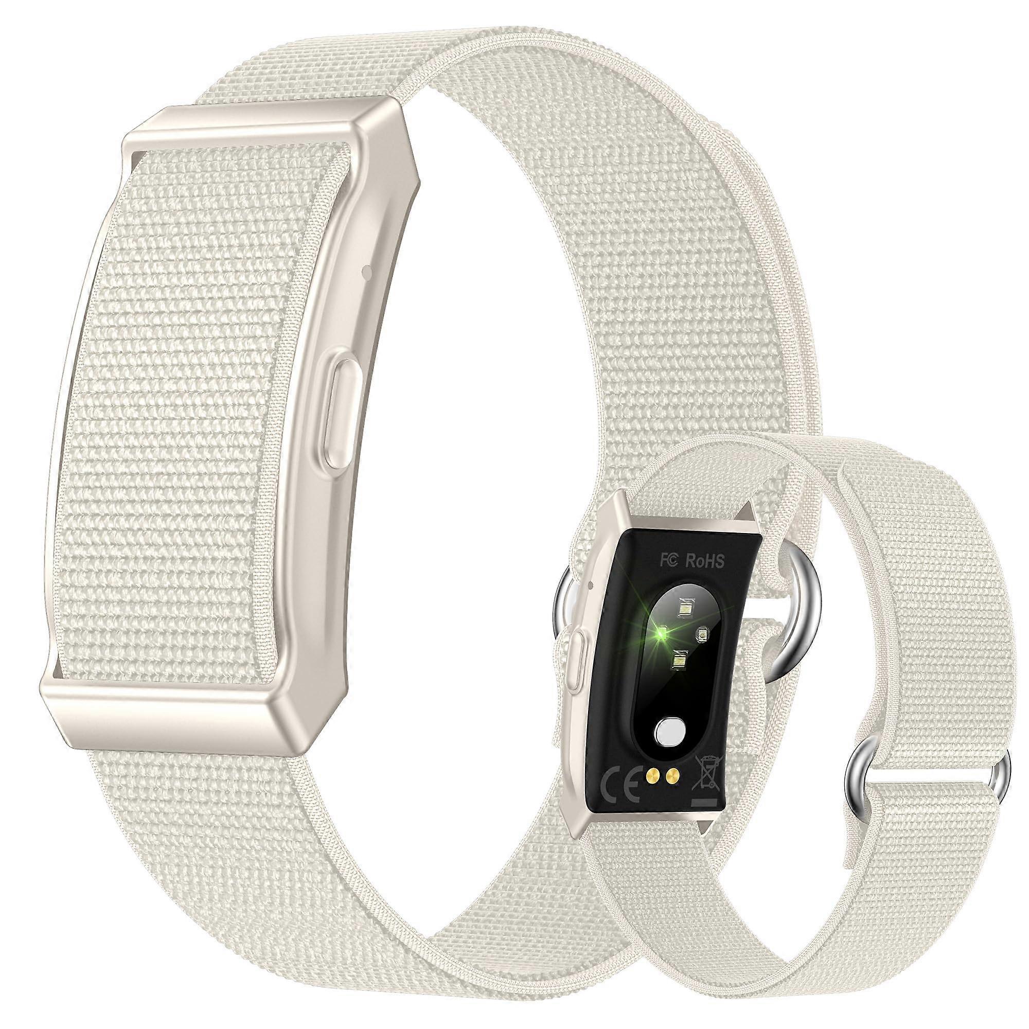 Smart Fitness Tracker with 24/7 Health Monitoring, 170+ Sports Modes, Waterproof Wristband for Android and iOS, White