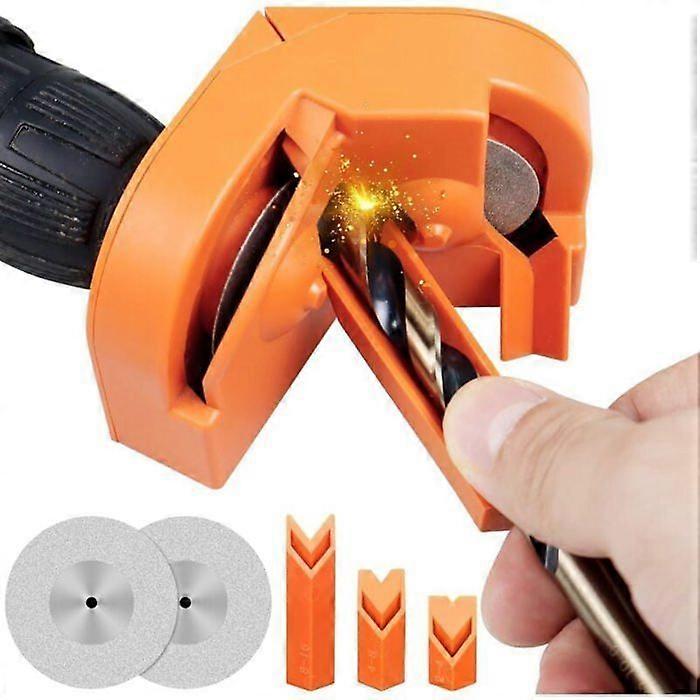 Drill Bit Sharpener, Drill Bit Sharpener for All Bits(5/64''- 5/8''), Multipurpose Drill Bits Grinding Sharpener, Portable Drill Grinder Grinding Tool