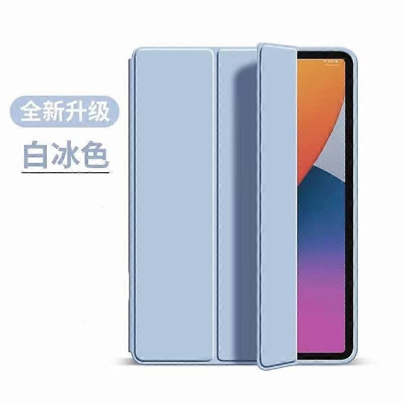 Capa elegante para iPad antigo de 234 polegadas, branca e azul gelo.