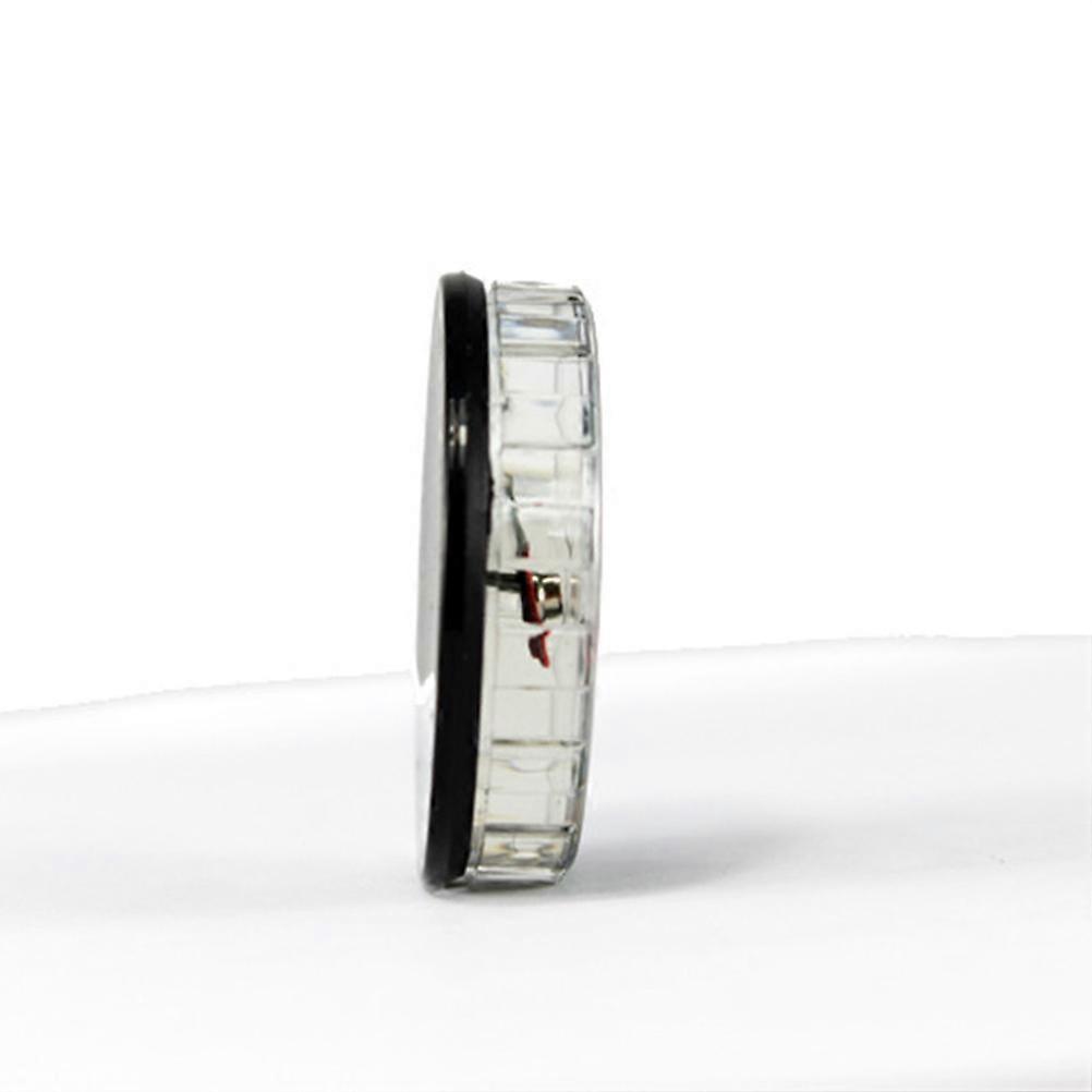 Outdoor Compass Portable Compass for Camping Black Plastic Waterproof