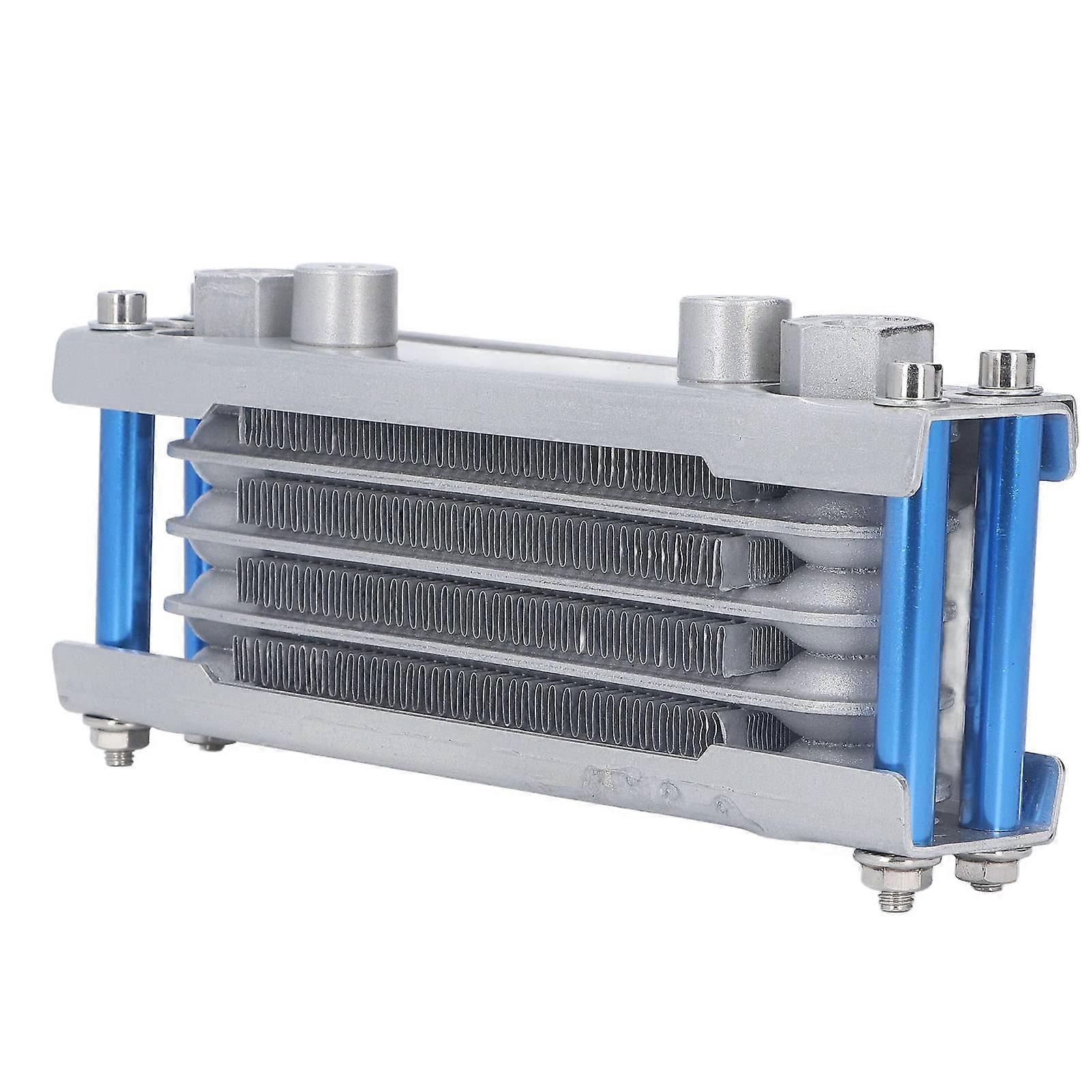 Efficiency Motorcycle Oil Cooler Kit for 50cc150cc Pit Bikes, Quick Engine Cooling