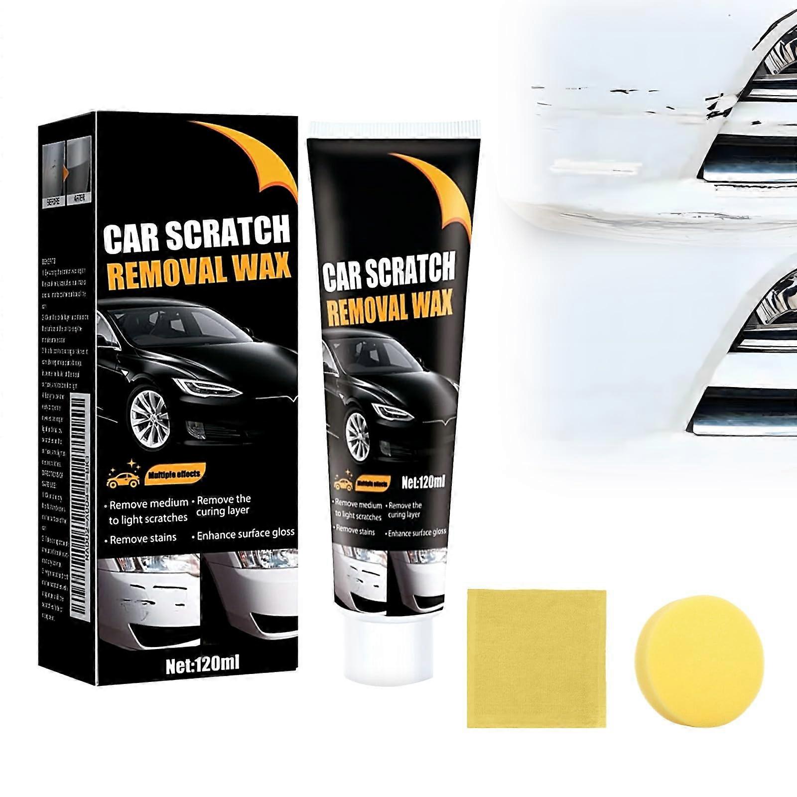 Car Scratch Remover and Paint  Kit, Deep Scratch  Paste with Polishing Wax, Gloss Restore