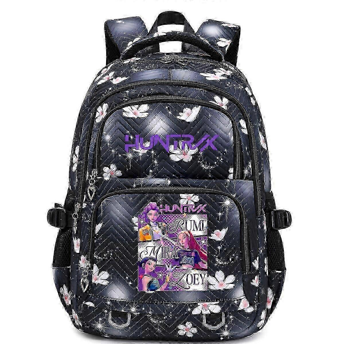 Kpop Demon Hunters Print Backpack Students Schoolbag _a A