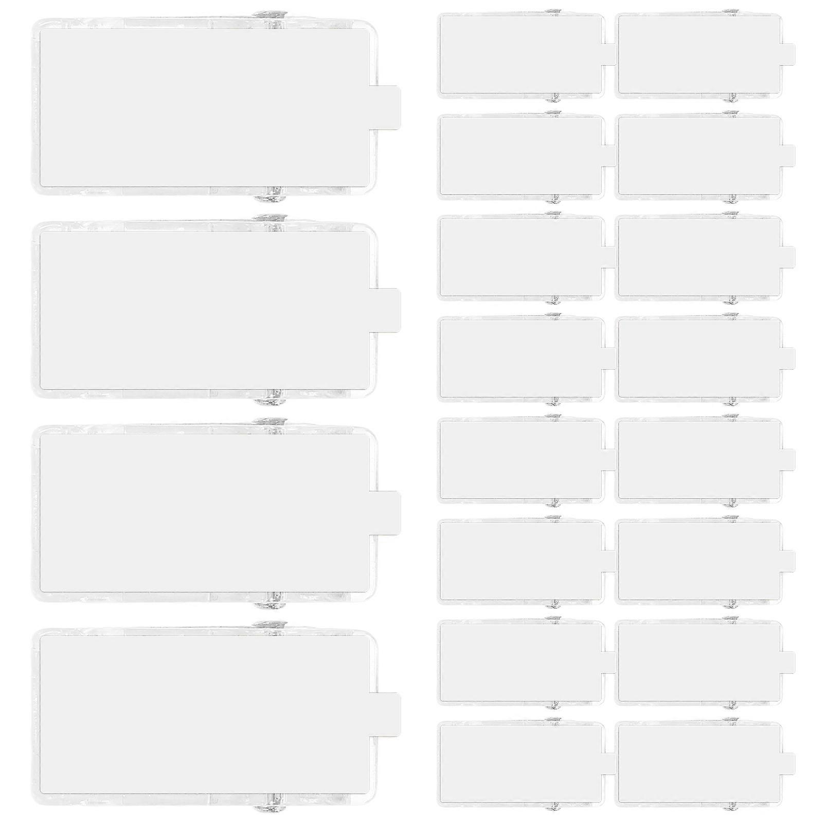 Transparent Plastic Spring Clips for Photo Hanging 250Pcs Set