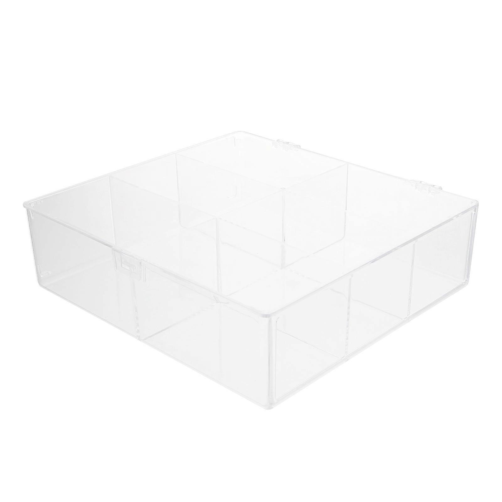 Plastic Display Rack Figurine Display Stand for Desktop Use 2Pcs Clear