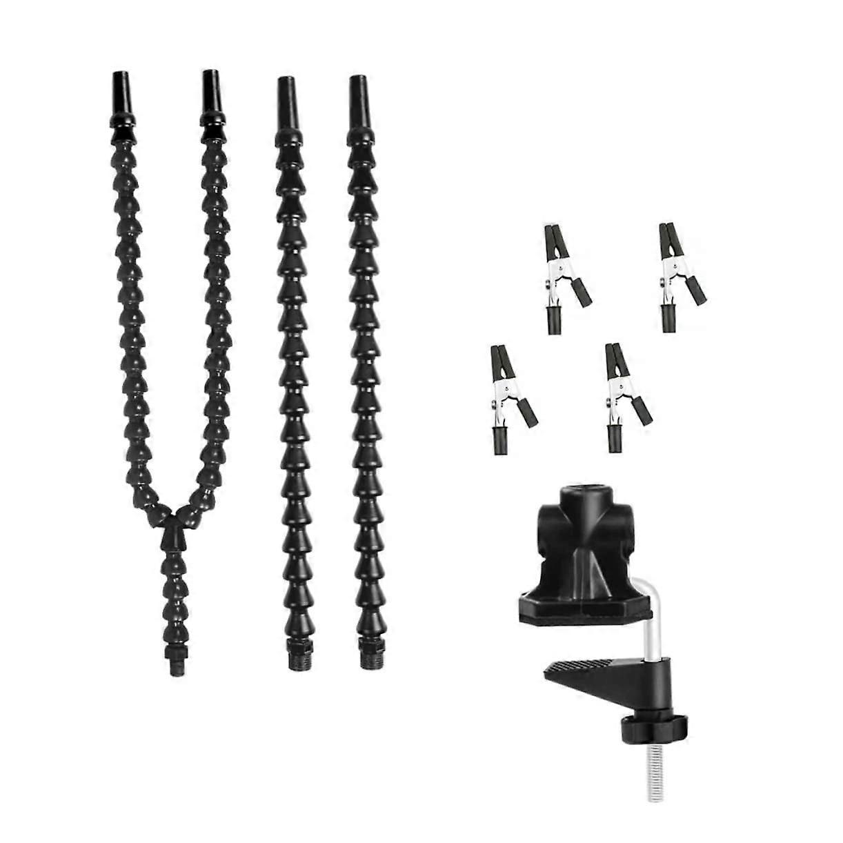 Soldering Helping Hands with 4 Flexible Arms Adjustable PCB Soldering Station for Electronics