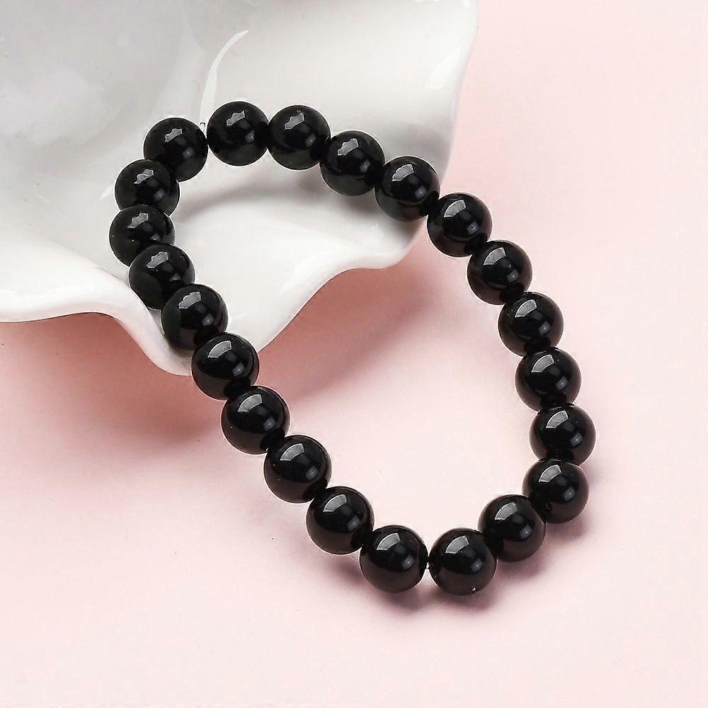 Natural Rainbow Obsidian Stretch Bracelets Round 2 inch(50mm)