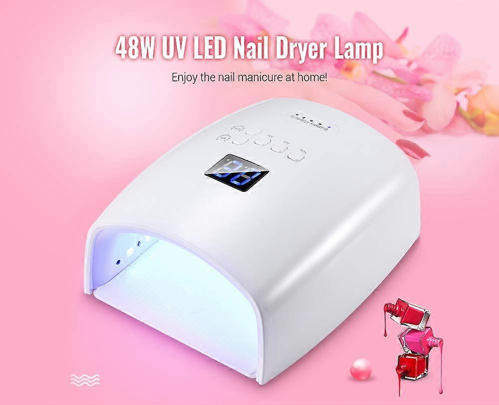 S10 48W Professional UV LED Nail Dryer with Fast Even Curing and Multiple Timer Settings